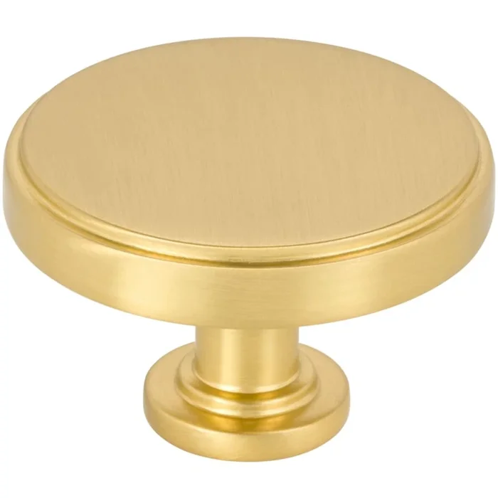 Jeffrey Alexander Richard 1-3/4″ Large Flat Round Contemporary Cabinet Knob / Drawer Knob