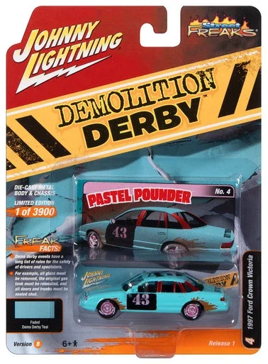 Johnny Lightning 1:64 Street Freaks Ver B 1997 Ford Crown Victoria Teal