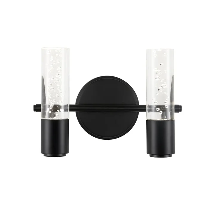 JONATHAN Y Lighting Bolha 2 Light 11″ Wide LED Bathroom Vanity Light