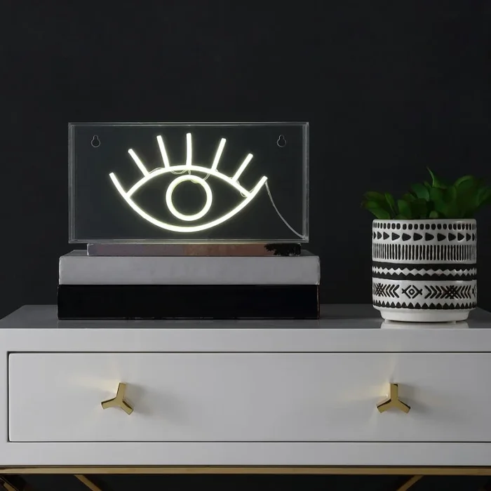 JONATHAN Y Lighting Eye 6″ Tall LED Accent Specialty Lamp
