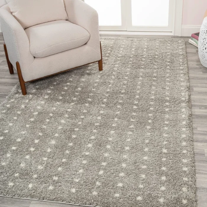 JONATHAN Y Lighting Moroccan Hype 5′ x 8′ Shag Polypropylene Moroccan & Tribal Indoor Rectangular Area Rug