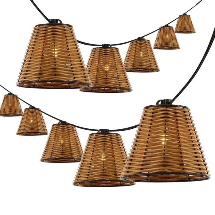 JONATHAN Y Lighting Payton 10′ 10 Light Clear LED String Lights
