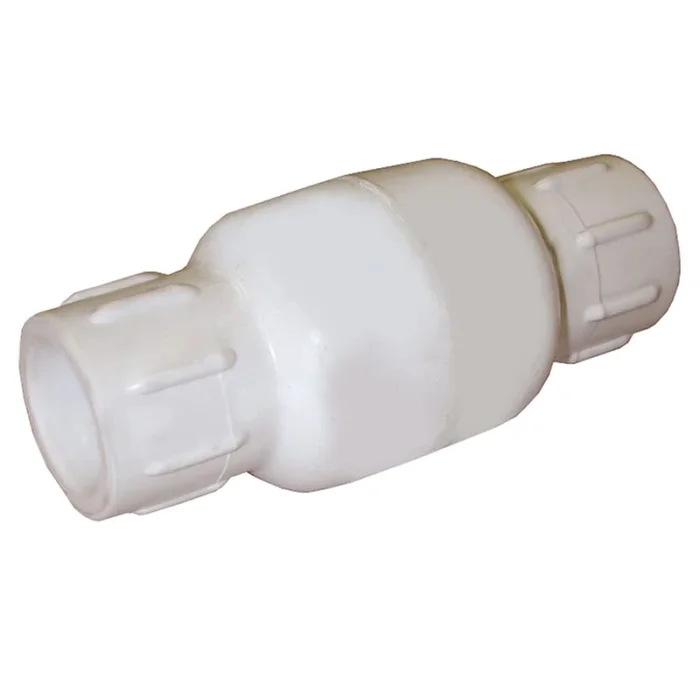 Jones Stephens 3/4 Threaded INLINE PVC Check Valve
