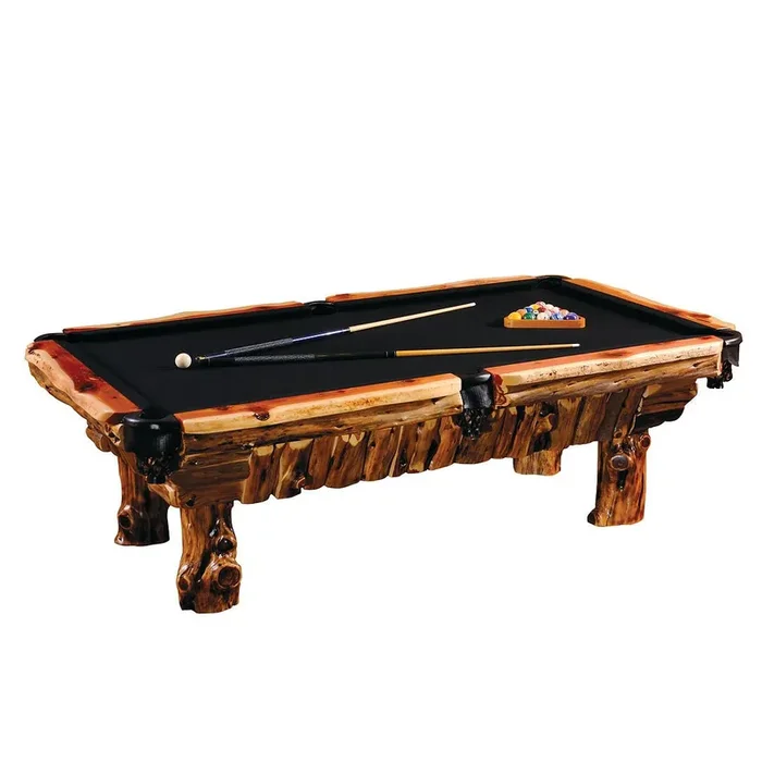 Juniper Log Pool Table