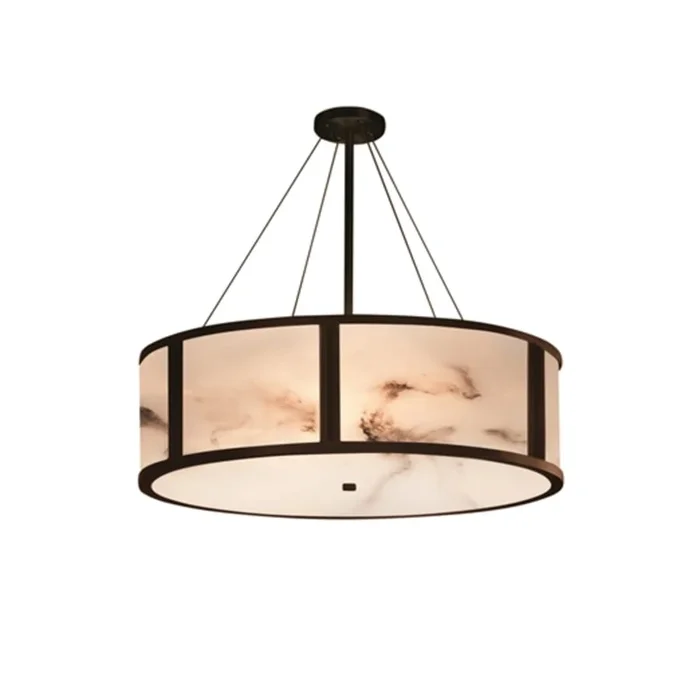 Justice Design Group Tribeca 8 Light 48″ Wide Drum Chandelier
