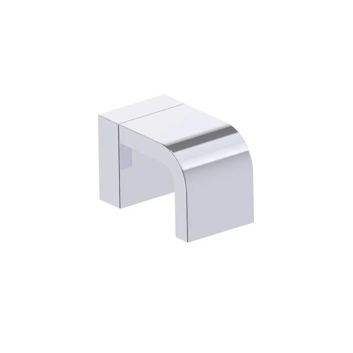 Kartners COLOGNE – Single Shower Door Handle (Knob Only)-Glossy White