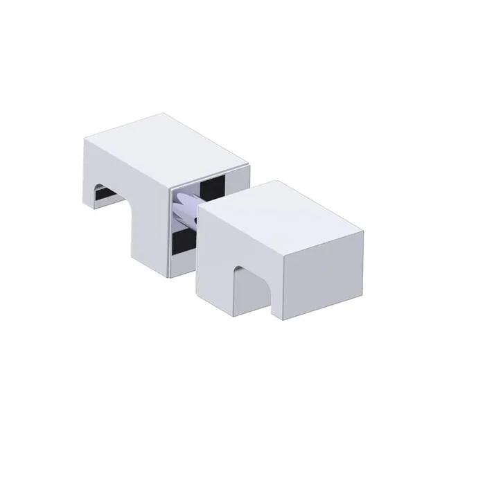 Kartners LISBON – Double Shower Door Handle-Titanium