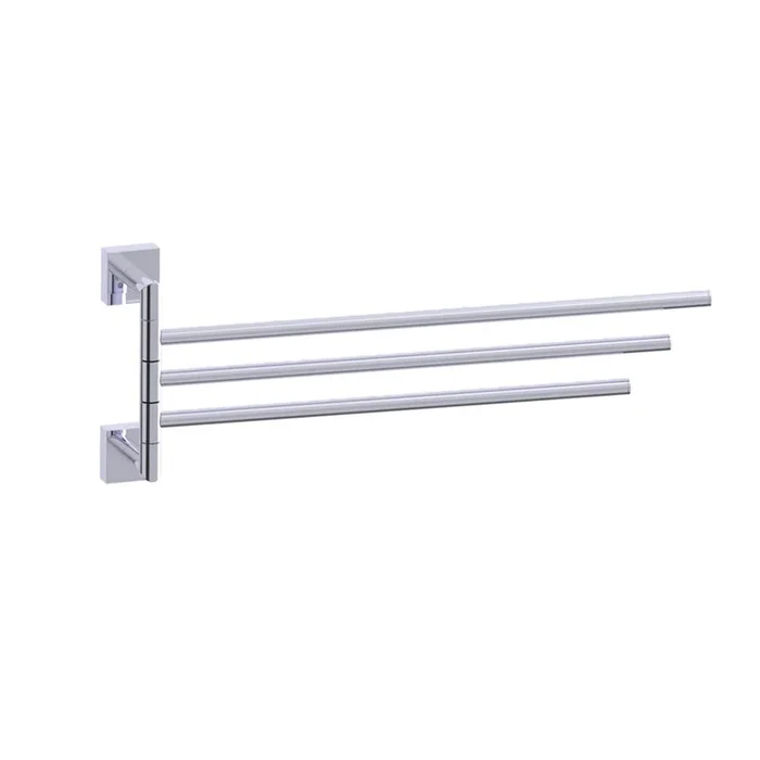 Kartners MADRID – 16-inch Triple Towel Holder – Swivel-Titanium