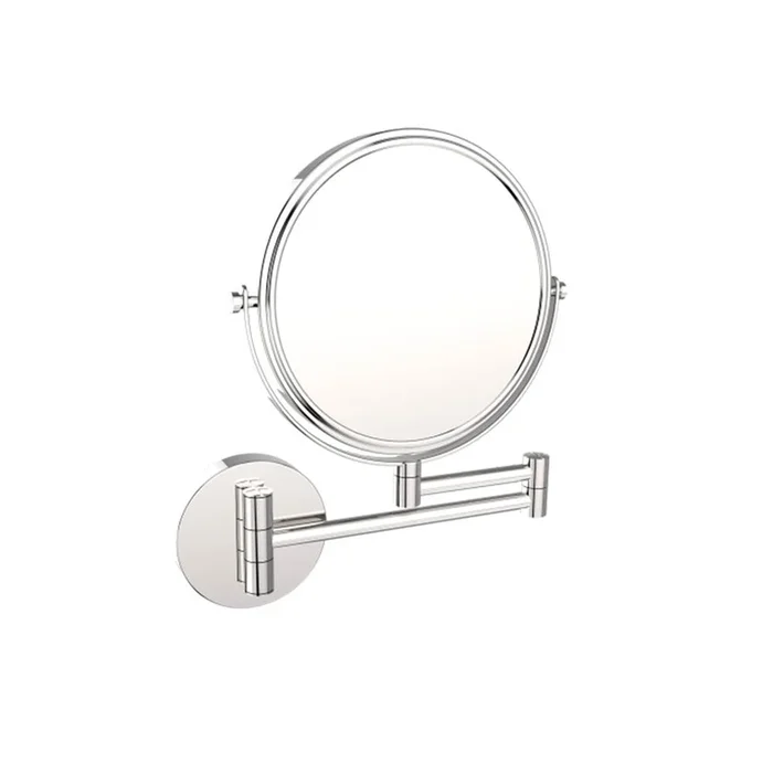 Kartners Mirror – 8.5-inch Round Wall Mounted Mirror-Titanium