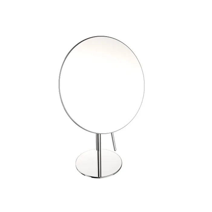 Kartners Mirror – Free Standing Round Single Sided Mirror-Gunmetal