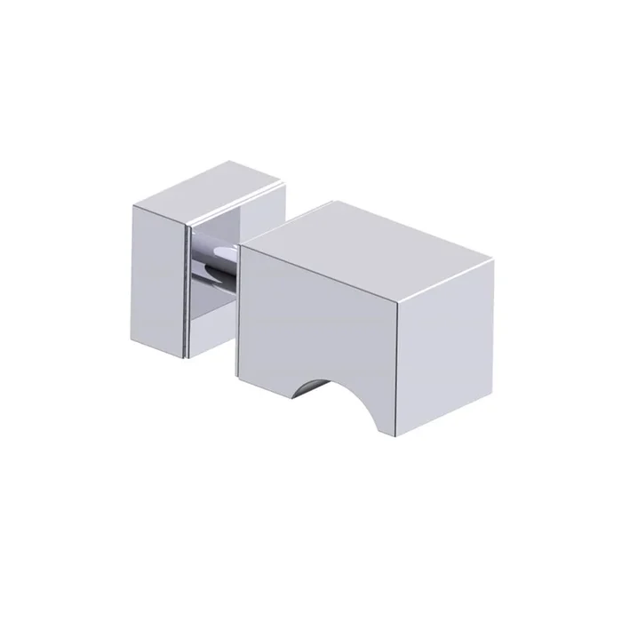 Kartners MUNICH -Single Shower Door Handle-Brushed Chrome