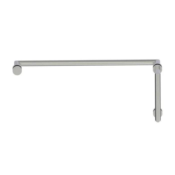 Kartners OSLO – 8-inch x 24-inch Offset Shower Door Handles -Brushed Nickel
