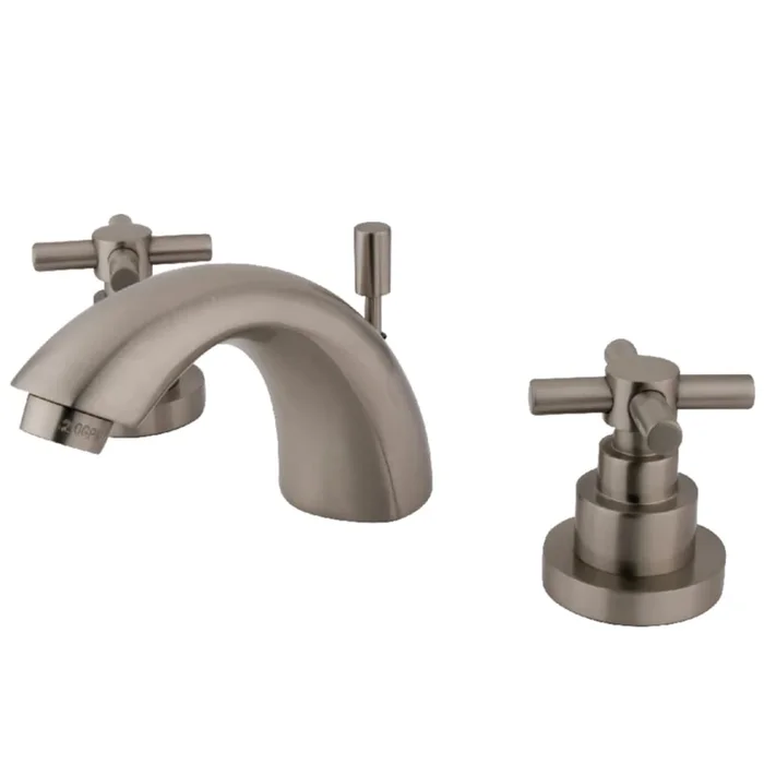 Kingston Brass Elinvar 1.2 GPM Mini-Widespread Bathroom Faucet with Pop-Up Drain Assembly