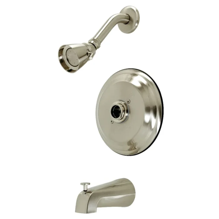 Kingston Brass Tub and Shower Trim Package with Single Function Shower Head