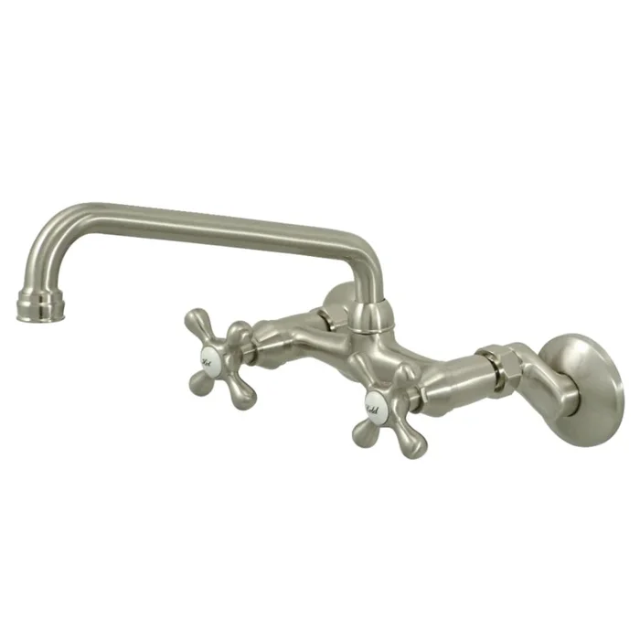 Kingston Brass Victorian 1.8 GPM Widespread Bridge Kitchen Faucet – Includes Escutcheon