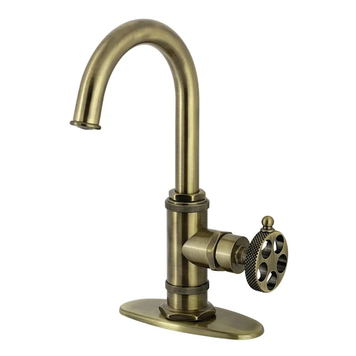 Kingston Brass Webb 1.8 GPM Single Hole Bar Faucet – Includes Escutcheon