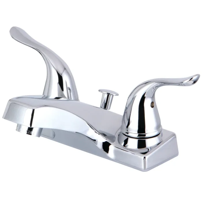 Kingston Brass Yosemite 1.2 GPM Centerset Bathroom Faucet with Pop-Up Drain Assembly