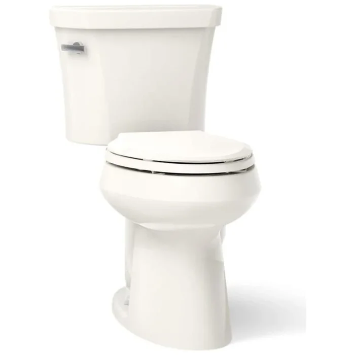 Kohler 1.28 GPF Two-Piece Comfort Height Elongated Toilet with 14″ Rough In and Insuliner from the Highline Collection