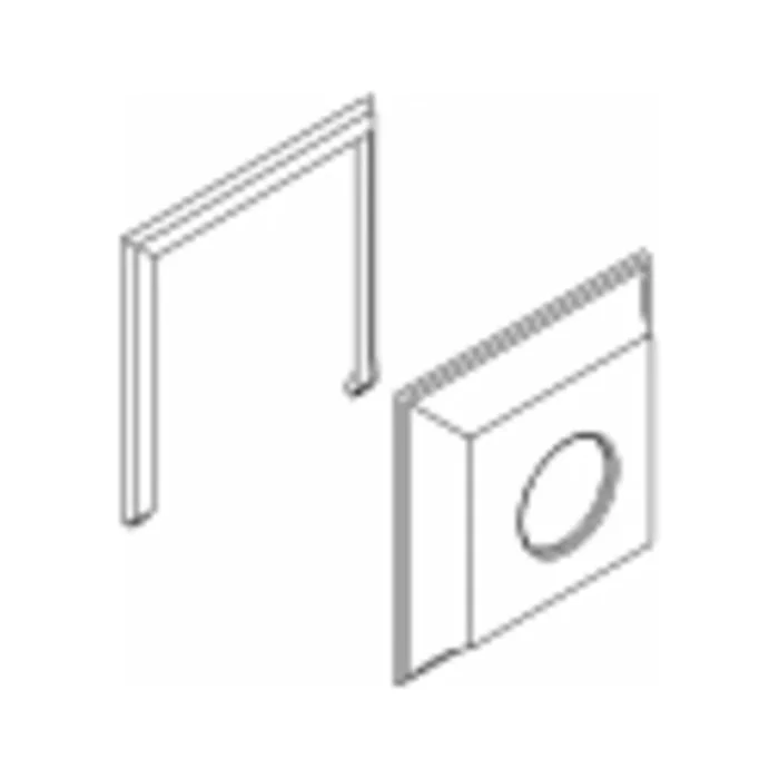 Kohler Replacement Face Plate Assembly, Bands, Square