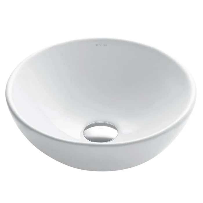 Kraus Elavo 13-27/40″ Vitreous China Vessel Bathroom Sink