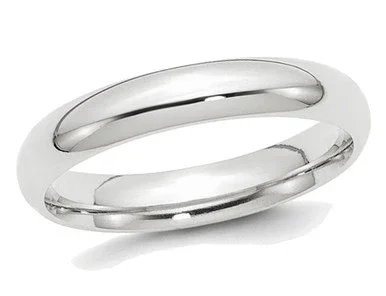 Ladies or Mens Platinum 4mm Comfort Fit Polished Wedding Band Ring – 28QGG3040GF-5