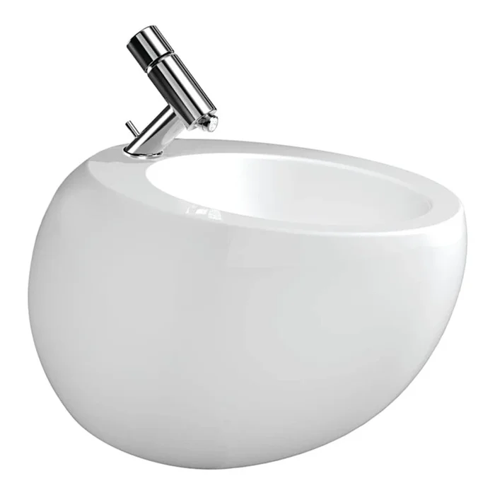Laufen Wall-hung Bidet, With Concealed Overflow, Incl. Ceramic Waste Cover