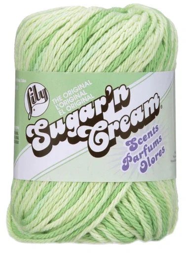 Lily Sugar’n Cream Yarn – Scents-Aloe Vera
