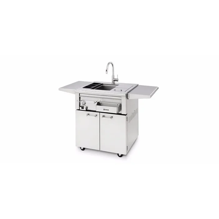 Lynx Grills Stainless Steel 30 Inch Wide Freestanding Cocktail Cart with Casters