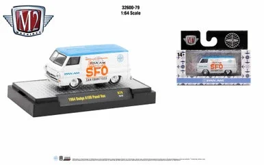 M2 Machines 1:64 Detroit Muscle Release 79 1964 Dodge A100 Panel Van