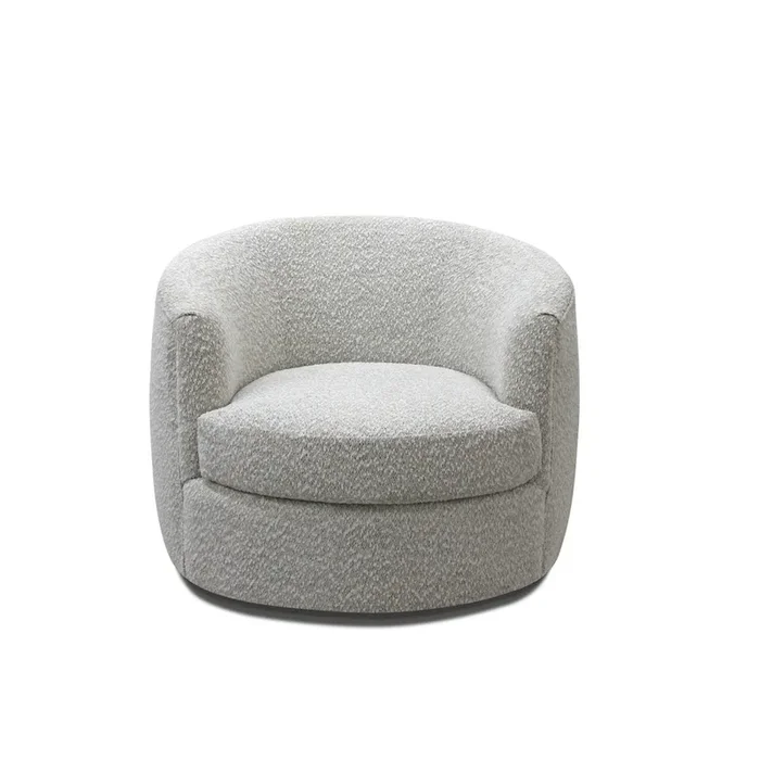 Mack Occasional Swivel Chair in Soft Putty – AT9615-STP