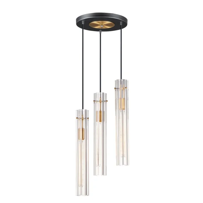 Maxim Flambeau 3 Light 13″ Wide Multi Light Pendant