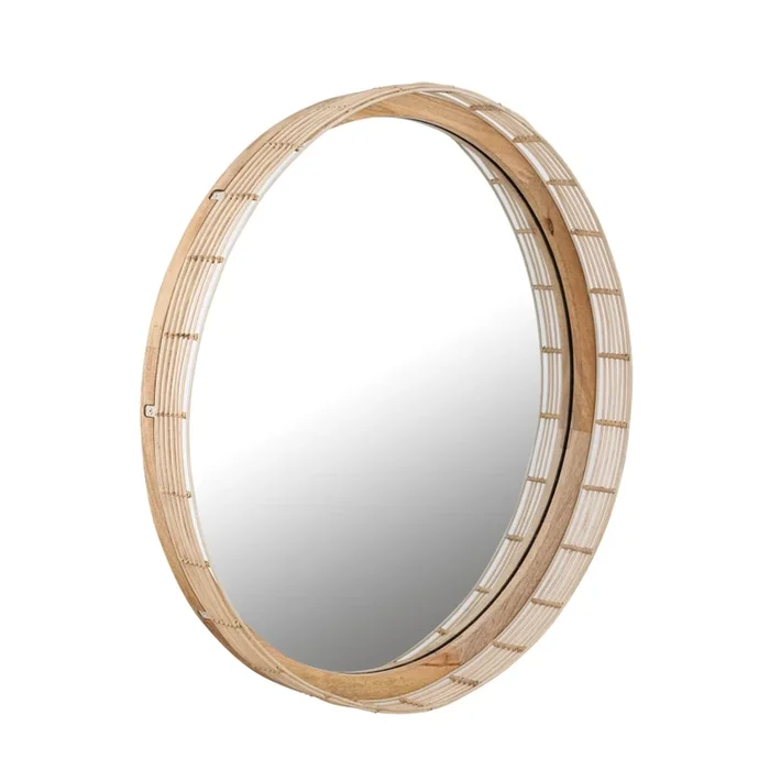 Maxim Vannerie 30″W x 3-1/2″H Circular Flat Accent Mirror
