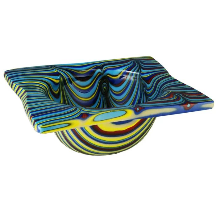 Meyda Tiffany 15″ W Tropical Fused Glass Bowl