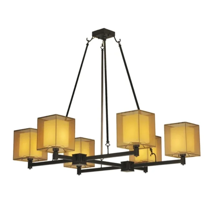 Meyda Tiffany Horizon Bay 6 Light 48″ Wide Chandelier