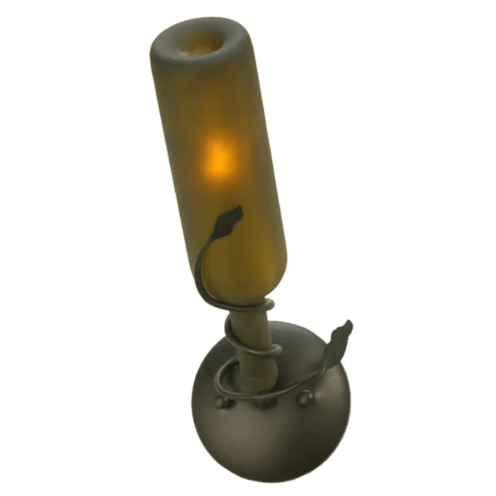 Meyda Tiffany Tuscan Vineyard Frosted 14″ Tall Wall Sconce