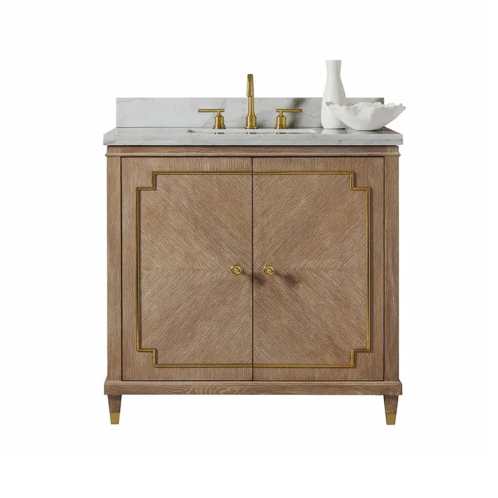 Mid Century Oak Bathroom Vanity