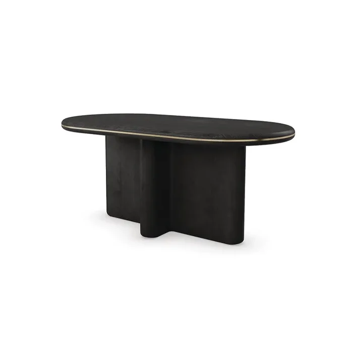 Midnight Modern Oak Dining Table