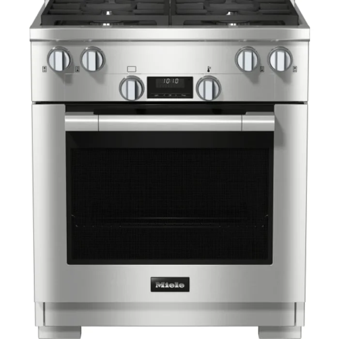 Miele 30 Inch Wide 4.59 Cu. Ft. Free Standing Dual Fuel Range with DirectSelect Controls