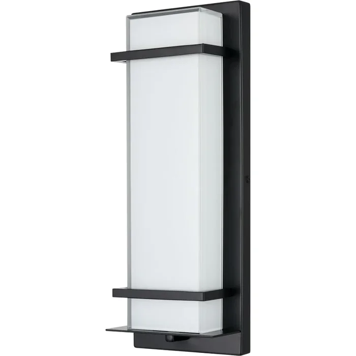 Millennium Lighting 16″ Tall LED Outdoor Wall Sconce with Frosted Glass Shade – ADA Compliant