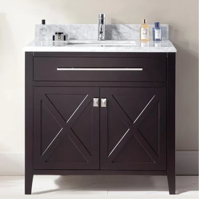 Miseno Torneo 36″ Free Standing Vanity with Vanity Top and Undermount Sink