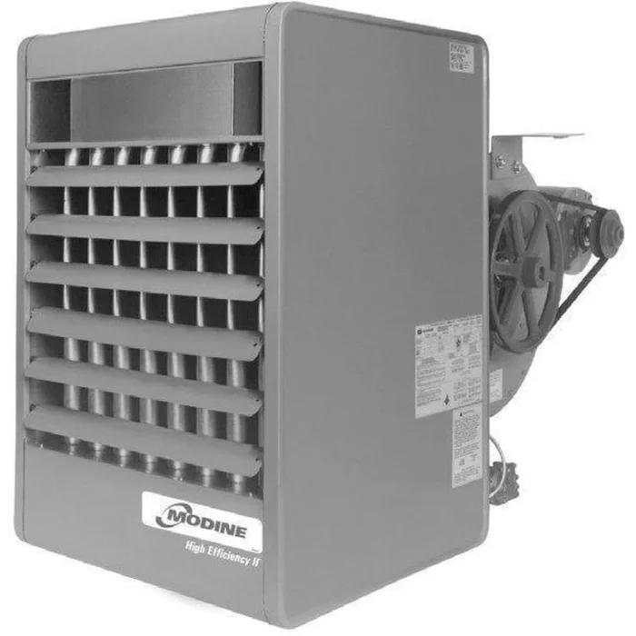 Modine 150,000 BTU – Power Vented Blower Liquid Propane Unit Heater – Aluminized Steel Heat Exchanger – 80% Thermal Efficiency