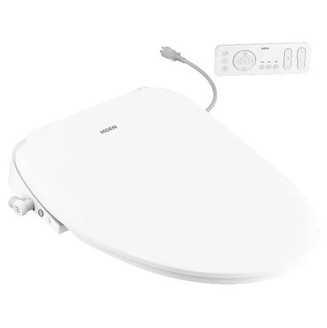 Moen 5-Series Premium Electric Bidet Seat for Elongated Toilet in White