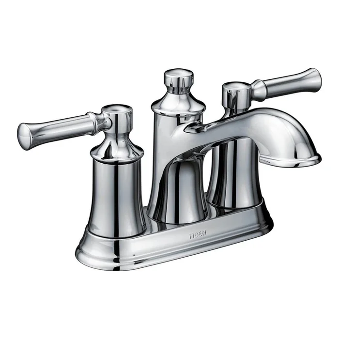 Moen Dartmoor Two-Handle Low arc Bathroom Faucet, Chrome
