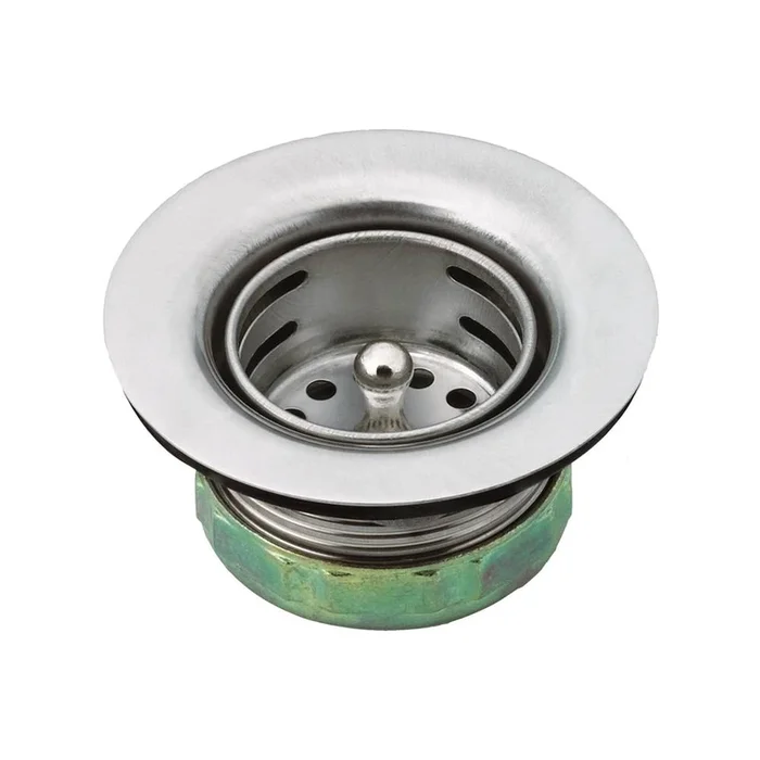 Moen Sink Basket Strainer with Drain Assembly, 2”, Stainless Steel