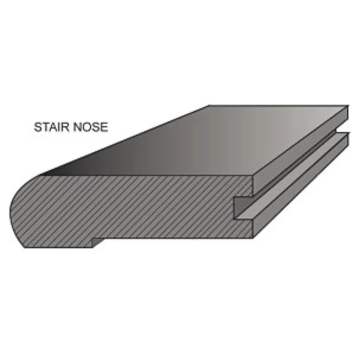 Mullican Oak Pointe 2.0 Low Gloss 78″ x 3″ Engineered Hardwood and Solid Hardwood Nail Down Hardwood Flooring Stair Nose