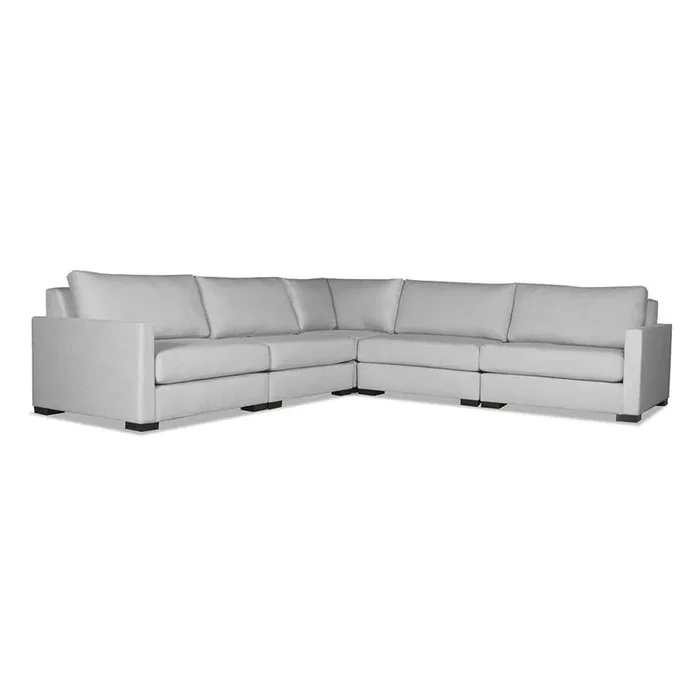 Nativa Interiors – Chester Modular L-Shape Standard Sectional 128″ Grey – SEC-CHST-DP-AR6-5PC-PF-GREY