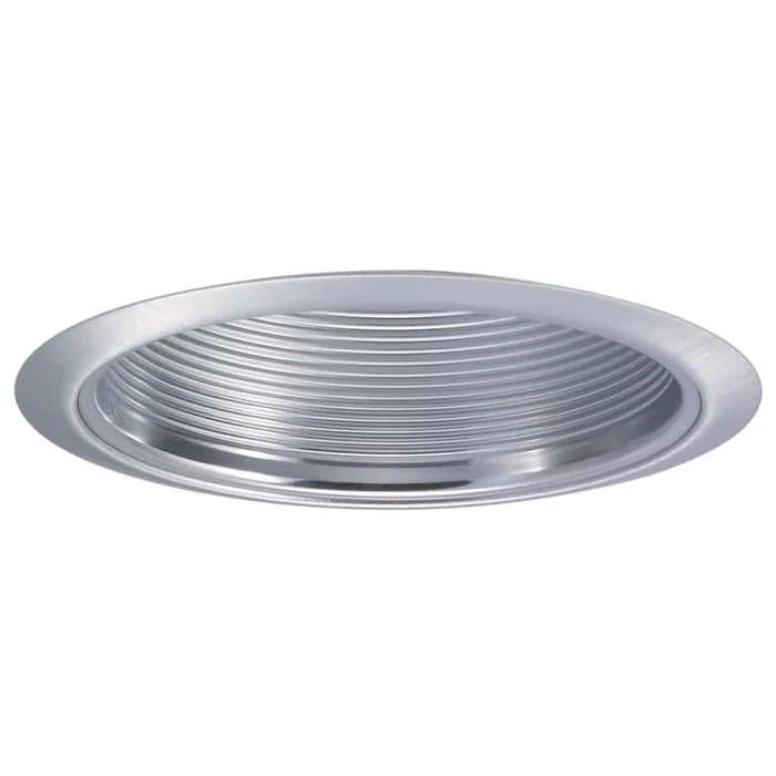 Nora Lighting 6″ Baffle Recessed Trim with Natural Metal Ring