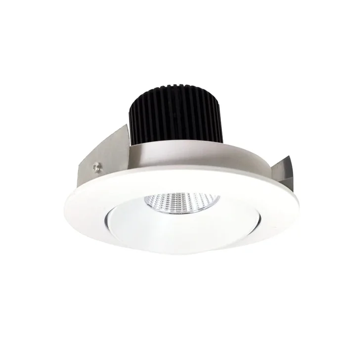 Nora Lighting Iolite 4″ LED Adjustable Recessed Trim – 3000K – 1000 Lumens – Cone Reflector