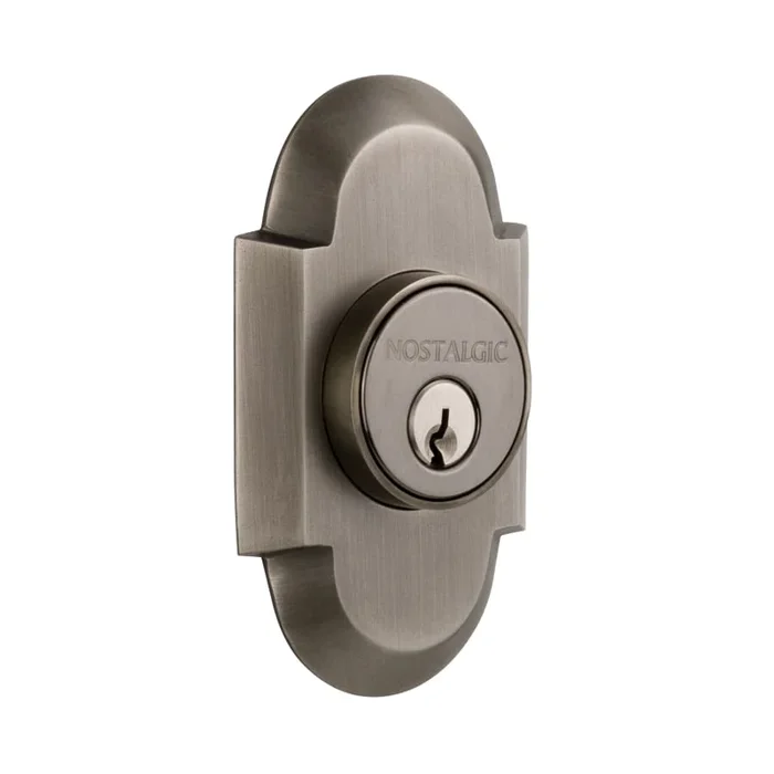 Nostalgic Warehouse Cottage Solid Brass Double Cylinder Deadbolt with 2-3/8″ Backset