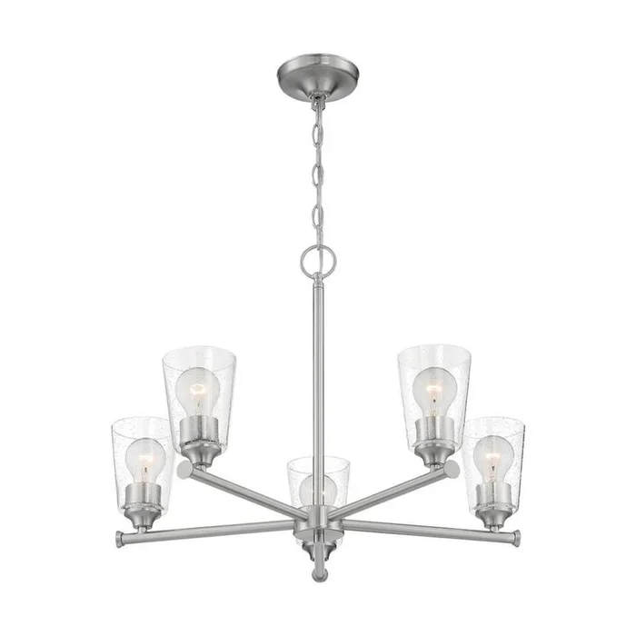 Nuvo Bransel 5 Light Chandelier